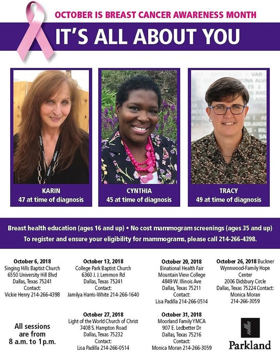 Three women who are breast cancer survivors