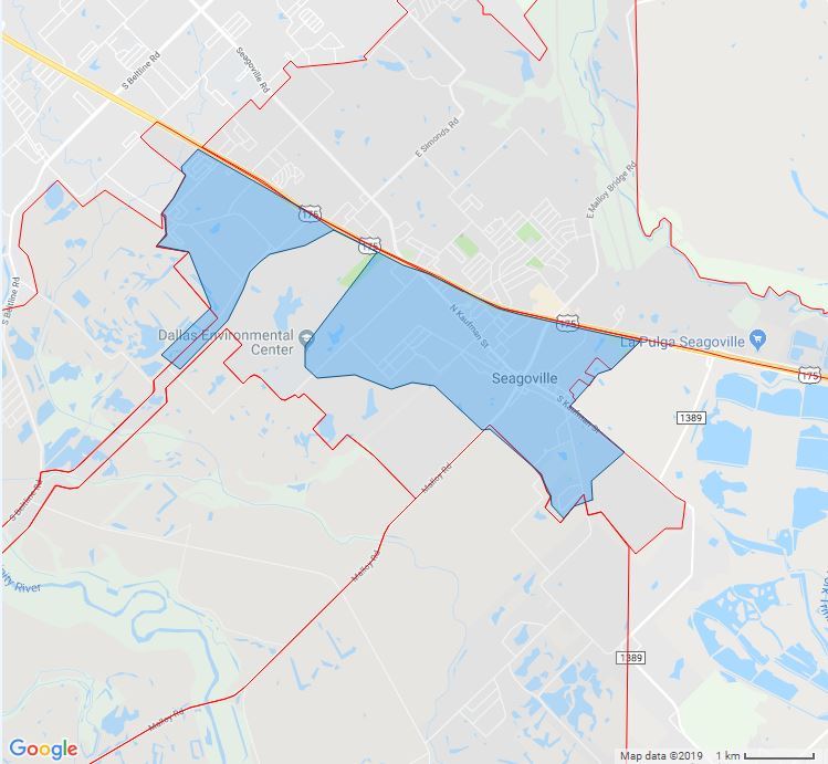 Spray map Seagoville