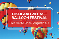 Highland Village Balloon Fest DCTA Free Ride