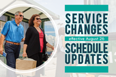 August Service Changes