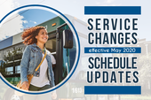 May 2020 service changes