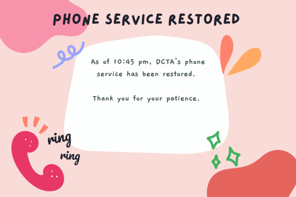 Phone Service Restored