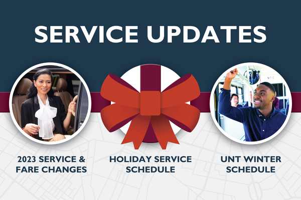 Holiday Service Update 2022