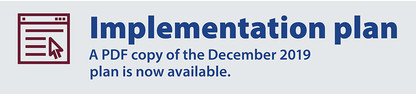 For a PDF of the implementation plan, click the link