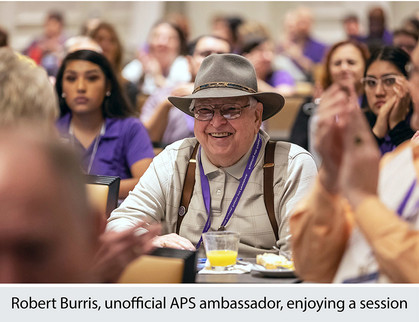 Robert Burris, unofficial APS ambassador