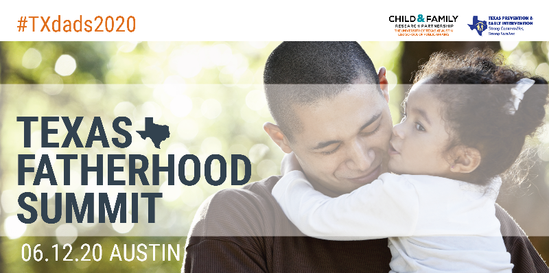 Fatherhood Summit Poster: father and daughter hugging