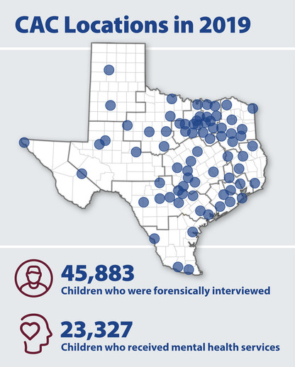 CAC locations in 2019 map -- for more information, visit the CACTX website.