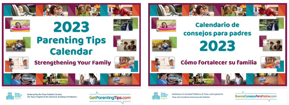 Parenting Tips Calendar Covers 2023