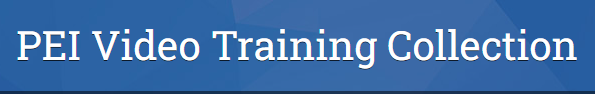 pei video training