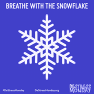 Snowflake breathing exercise