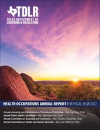 health occupations annual report 2022