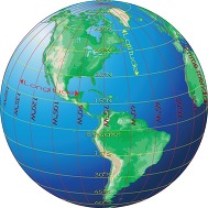 latitude longitude globe