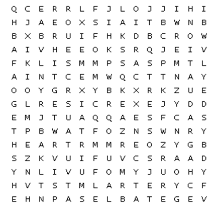 Feb. Word Search