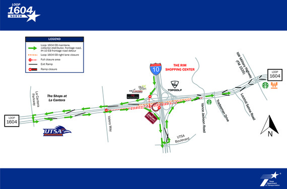 Loop 1604 North Expansion Project | Major Closure Notice