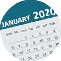 January 2020 calendar