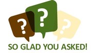 So glad you asked logo