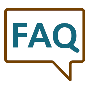 FAQ in a speech box icon-300x300