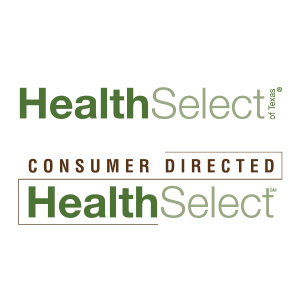HealthSelect of Texas logo and Consumer Directed HealthSelect logo 