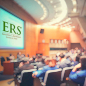 ERS presentation in an auditorium