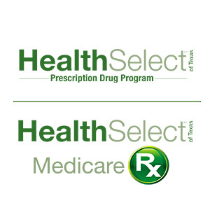 HealthSelect prescription drug program and HealthSelect Medicare rx logos