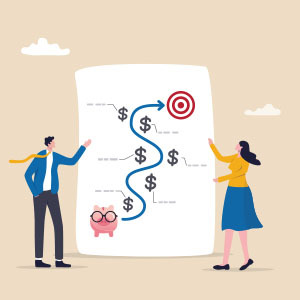 financial planning illustration