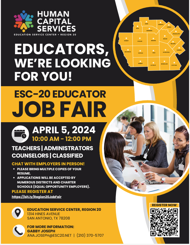 ESC-20 Spring Educator Job Fair