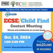 ECSE/Child Find Contact Meeting
