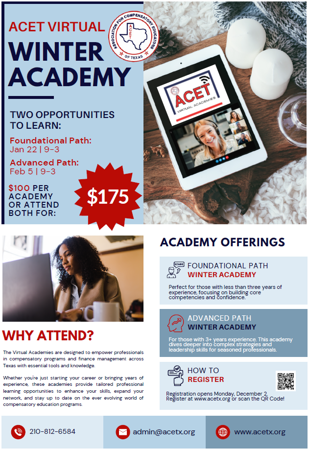 ACET Virtual Academies 2025