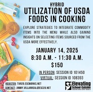 Utilization of USDA Foods in Cooking