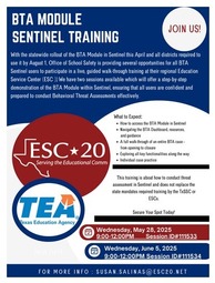 BTA Module Sentinel Training