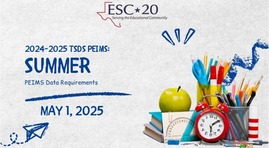 24-25 TSDS Summer PEIMS Data Requirements