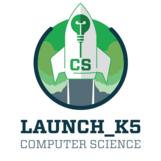 Launch K5 logo with words and Rocket image