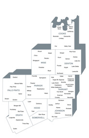 ESC Region 11 Map