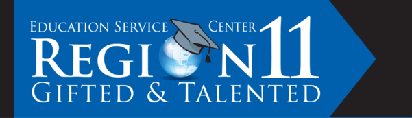ESC Region 11 Gifted & Talented logo on a blue header