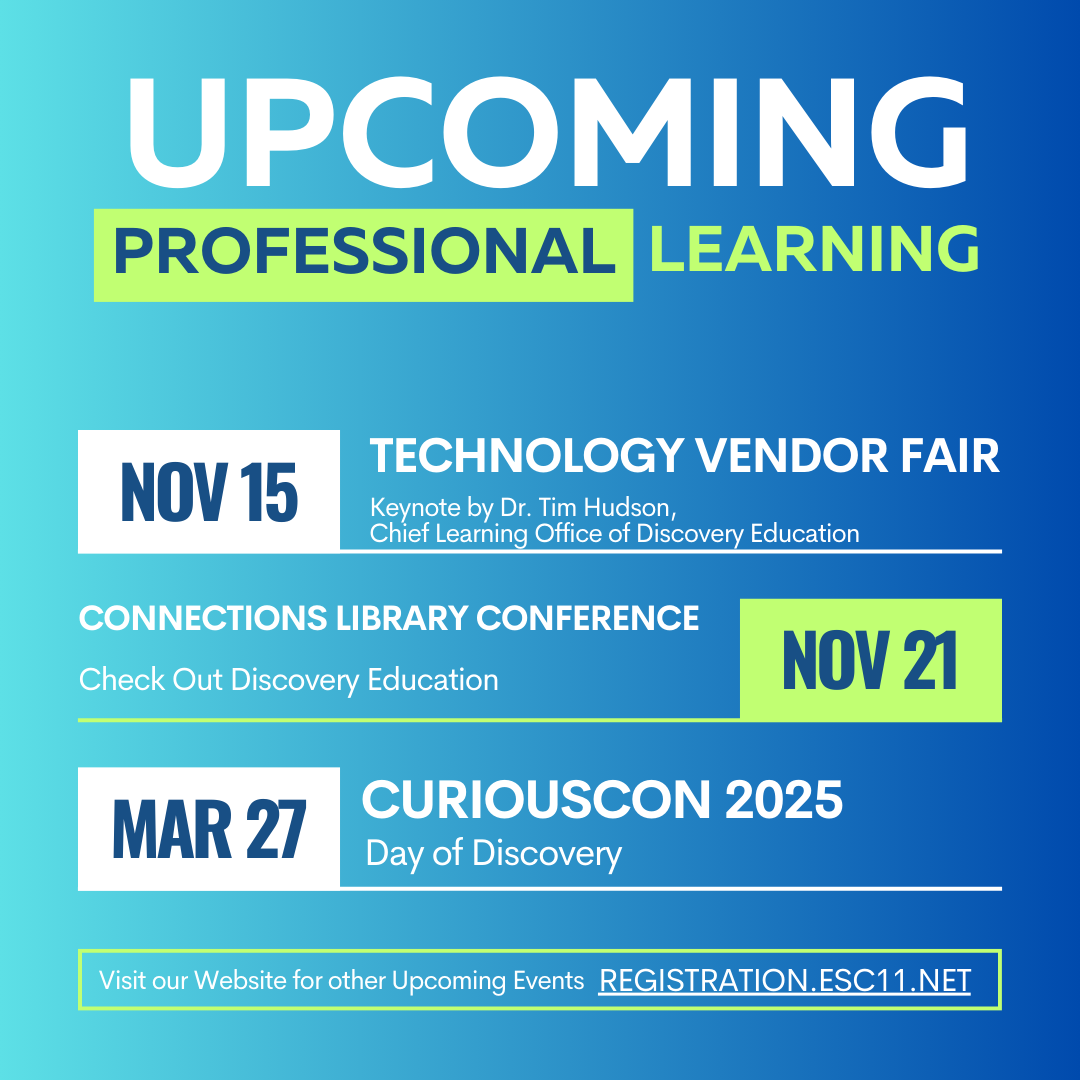 upcoming professional learning opportunities