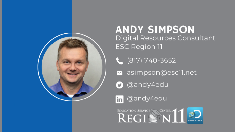 contact information for Andy Simpson