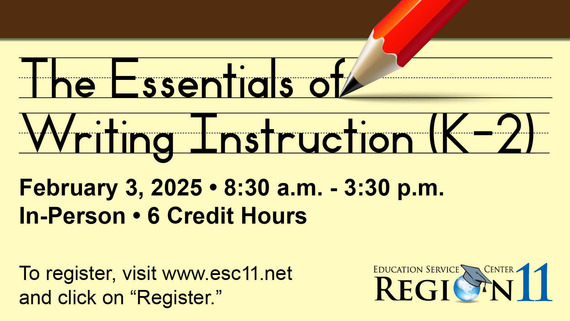 Professional Development for the Essentials of Writing (K-2) 