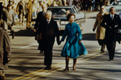 Jimmy Carter and his wife Roslyn walked to the White House after his inauguration on January 20, 1977