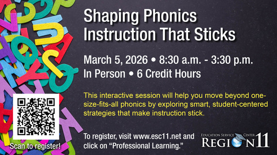 Shaping Phonics Instruction Flyer