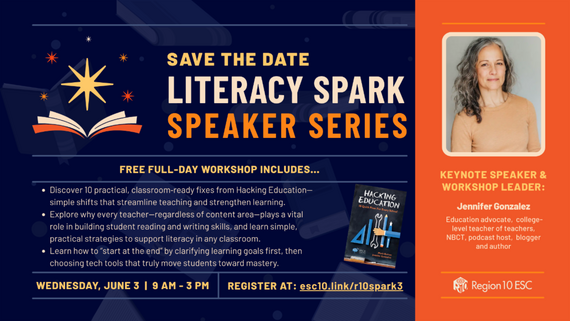 Literacy Spark Speaker Series: Small Sparks, Lasting Impact in Tier I Instruction