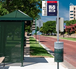 Join Trinity Metro's bus stop cleanup!