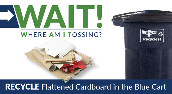 Recycle your flattened cardboard boxes.