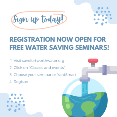 Sign up for a free water-saving seminar!