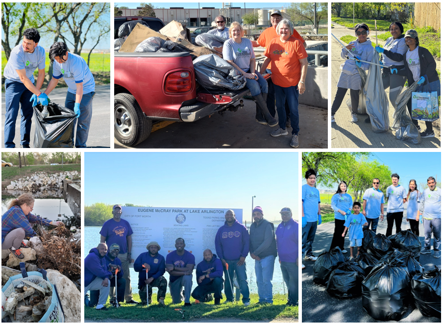 Thank you to everyone who helped us remove litter in Fort Worth during the Cowtown Cleanup!