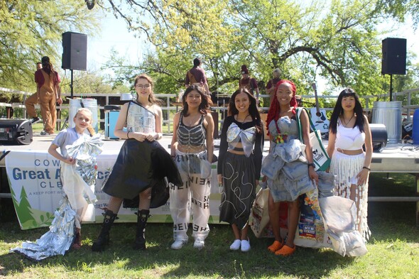 Judges were impressed with all the Trashion Fashion contest designs!