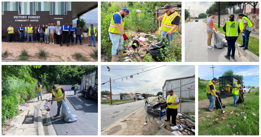 Over 4,000 pounds of litter were removed from the Rosemont neighborhood on Saturday, May 13.