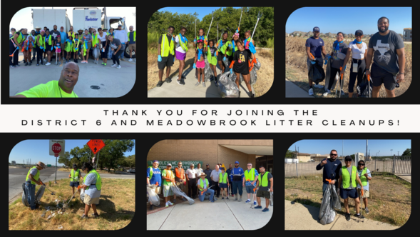 Thank you to everyone who participated in the August litter cleanups!