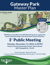 Gateway Park Master Plan Flyer
