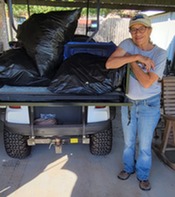 Fort Wort resident Susan Hall has collected over 750 pounds of litter.
