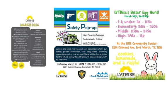 LVT Rise Community Center March 2024 Events Volume 1